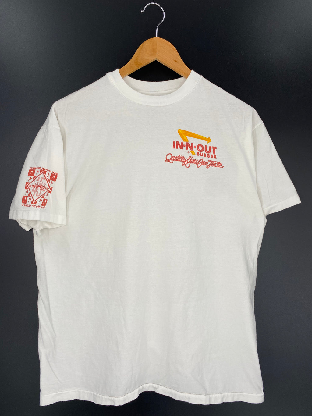 1994 IN-N-OUT BURGER Made in USA Size L T-shirts / Y374