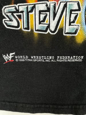 1999 STONE COLD Size L Vintage WWF T-shirts / Y444