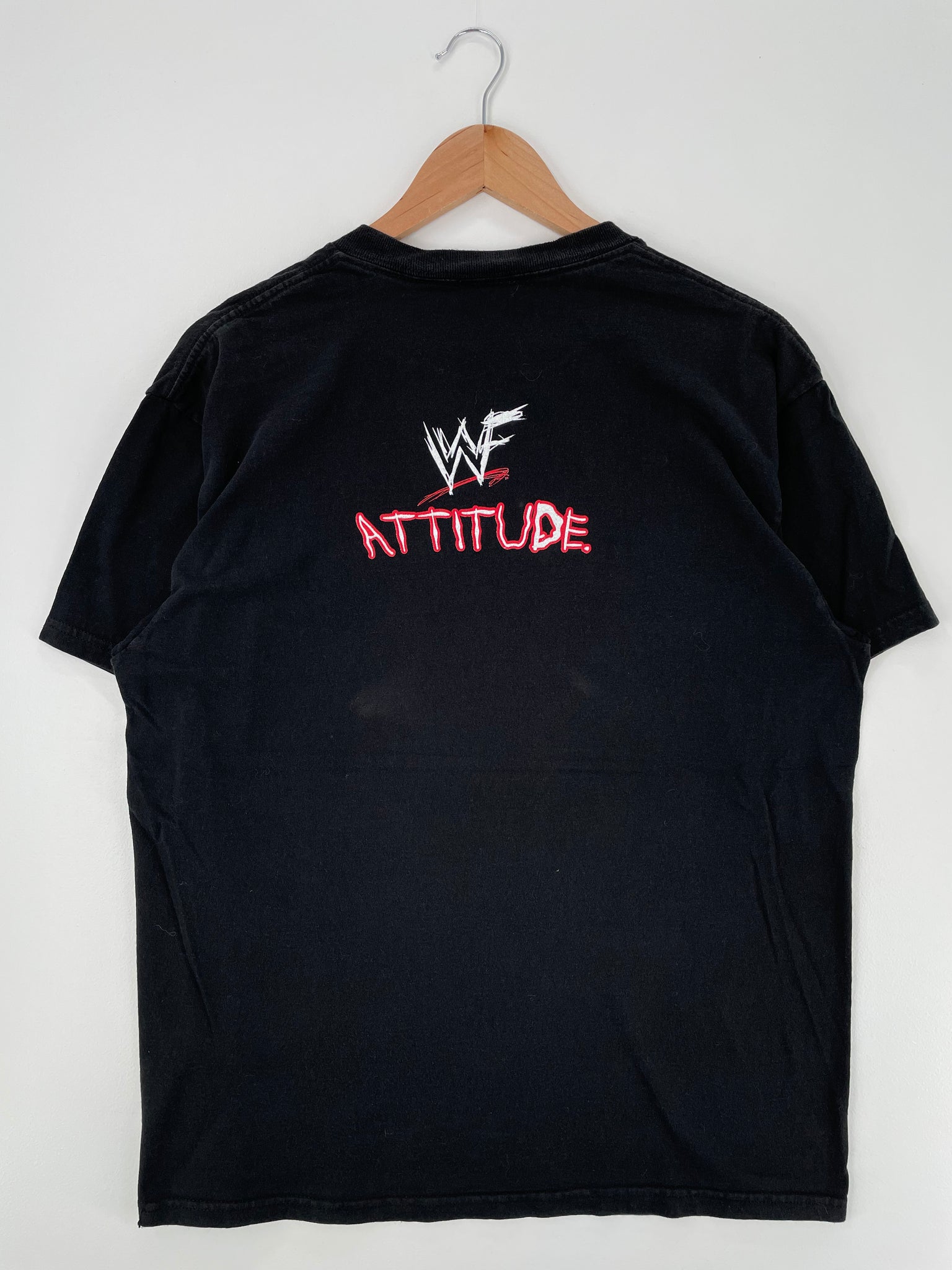 1999 STONE COLD Size L Vintage WWF T-shirts / Y444