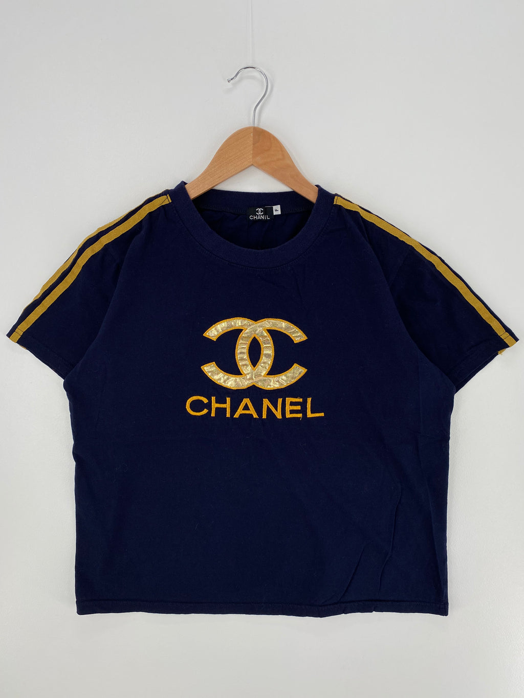 Vintage BOOTLEG CHANEL Size No Tag (Approx.M) T-shirts / Y487