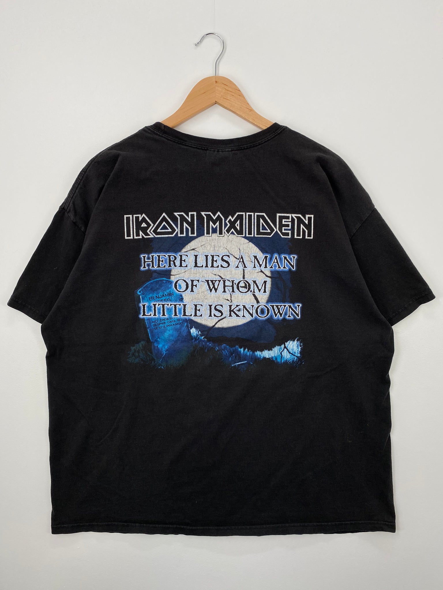 00’ IRON MAIDEN Size XXL Vintage Music T-shirts / Y521