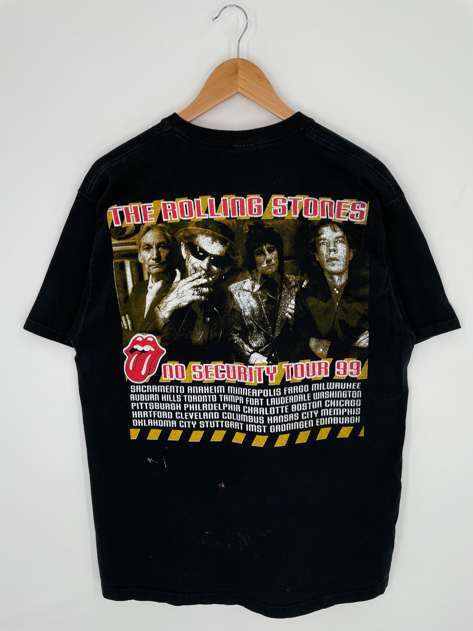 1999 THE ROLLING STONES Size No Tag (Approx.XL) Music T-shirts / Y383