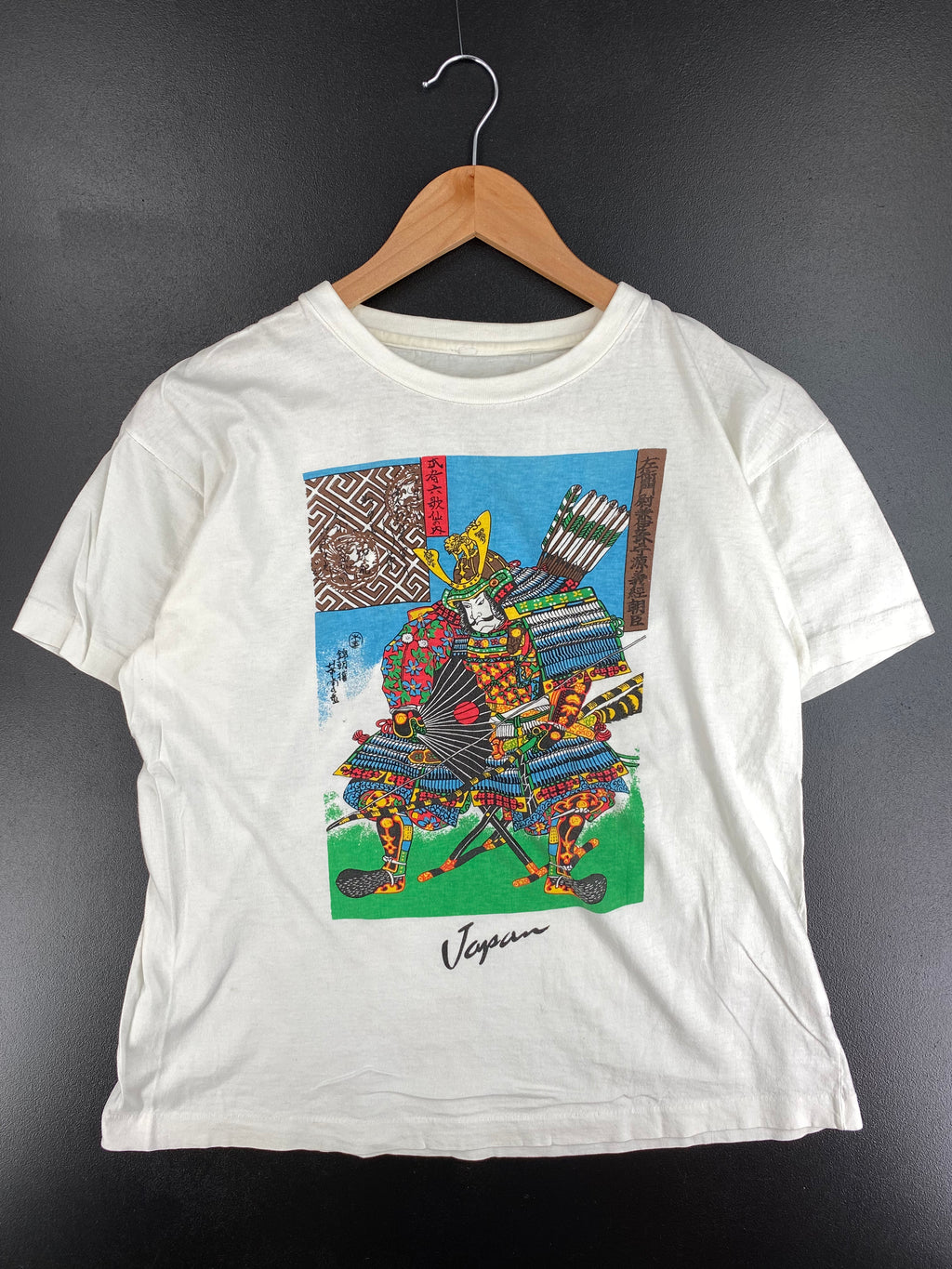 Vintage JAPANESE SAMURAI Size No Tag (Approx.M) T-shirts / Y572
