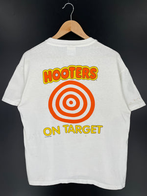 1993 HOOTERS Size L Vintage T-shirts / Y397