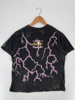 90's USA THUNDER Size L T-shirts / Y405