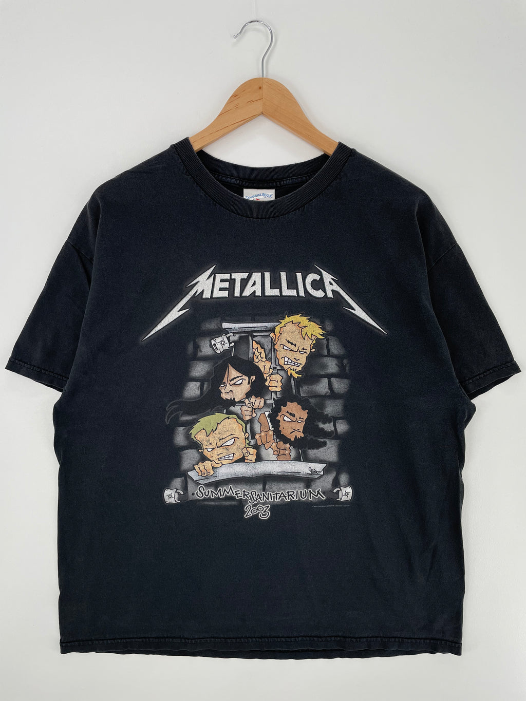 2003 METALLICA Size XL Music Tour T-shirts / Y469