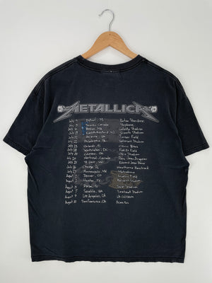 2003 METALLICA Size XL Music Tour T-shirts / Y469