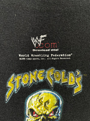 1998 STONE COLD'S GYM Made in USA Size XL WWF T-shirts / Y476