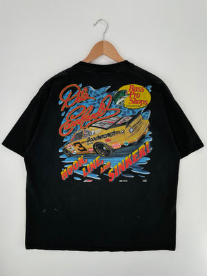 1998 NASCAR DALE EARNHARDT x BASS PRO SHOPS Made in USA Size XL Racing T-shirts / Y461