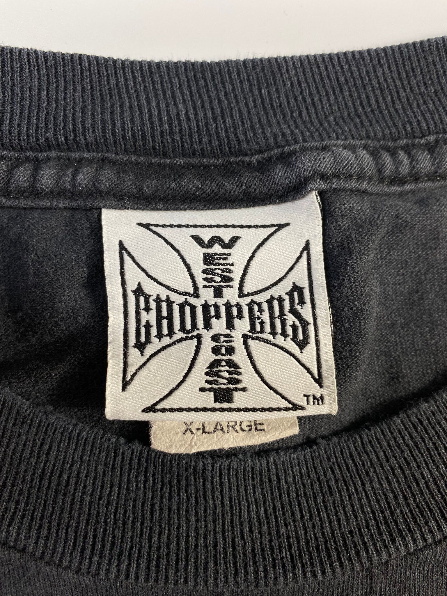Vintage WEST COAST CHOPPERS Size XL T-shirts / Y526