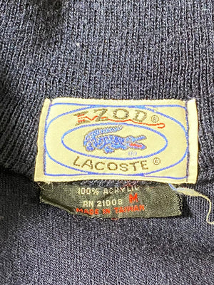 80's LACOSTE Size M Zip-up Sweat-shirts / Y339