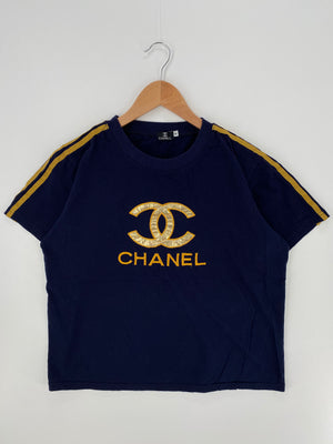 Vintage BOOTLEG CHANEL Size No Tag Approx.M T shirts Y487